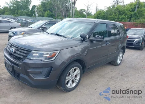 2017 Ford Police Interceptor из США, поврежденный, VIN 1FM5K8AR5HGC26853